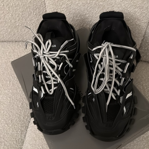 Balenciaga Track Sneakers. Worn Once!! Box, Dust Bag Included. Size 44. - Picture 6 of 17